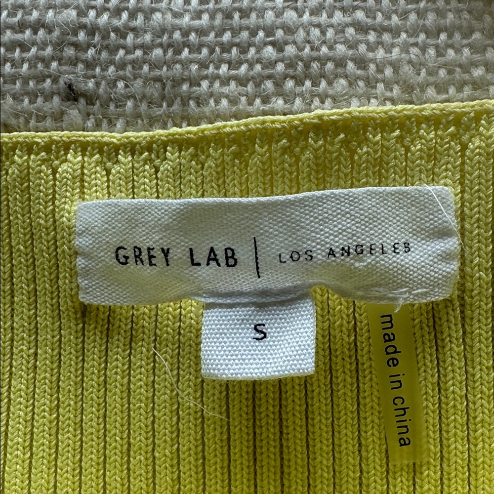 GREY LAB Lemon Ribbed Knit Tank - Picture 2 of 3